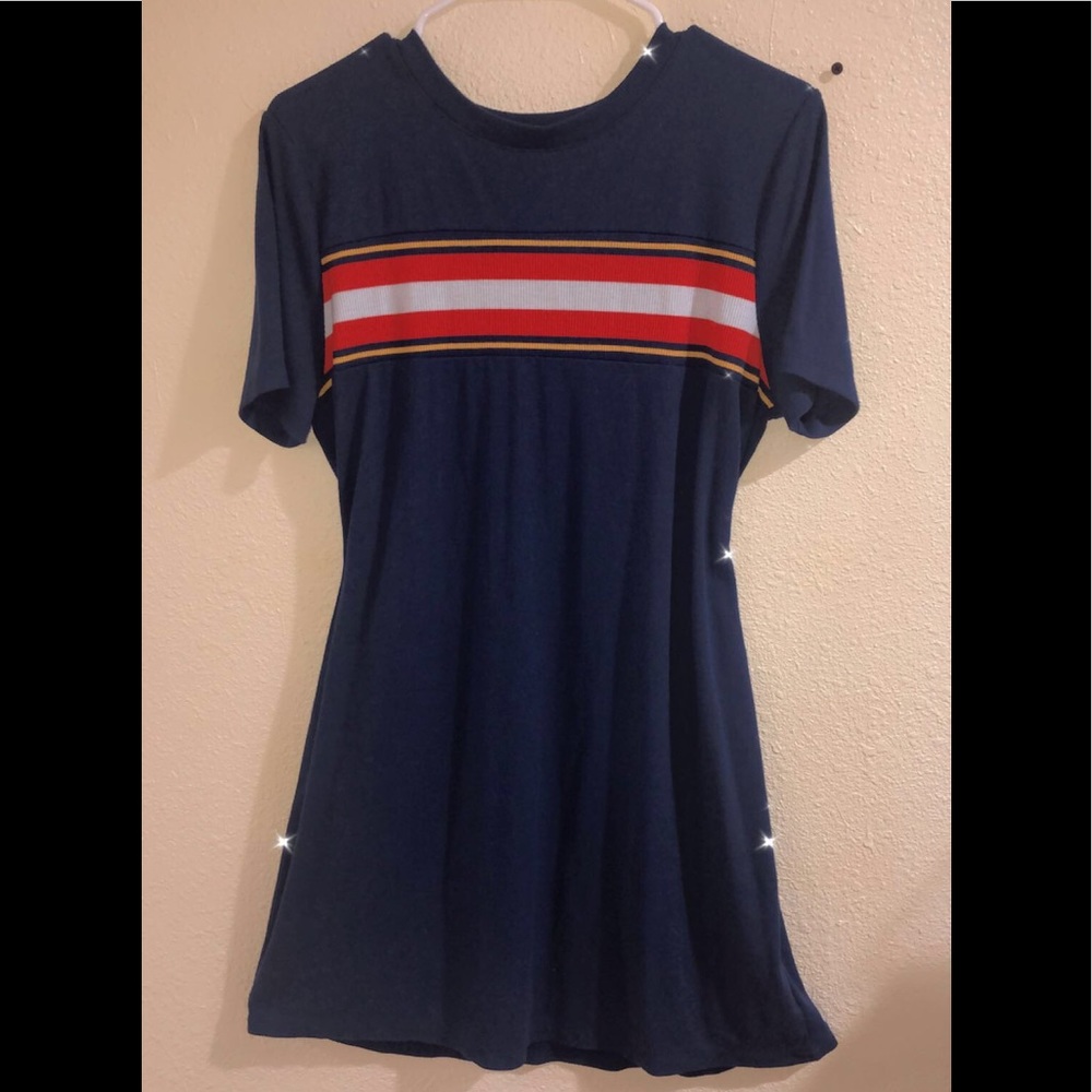 Navy blue dress